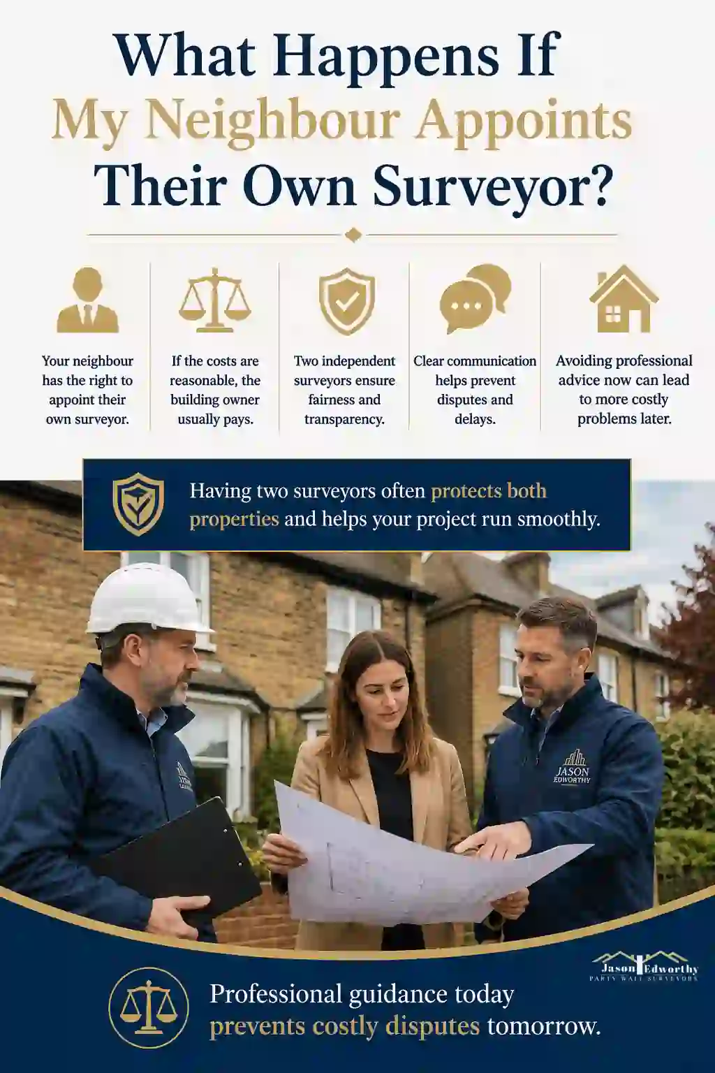 What Happens If My Neighbour Appoints Their Own Surveyor Farnham?
