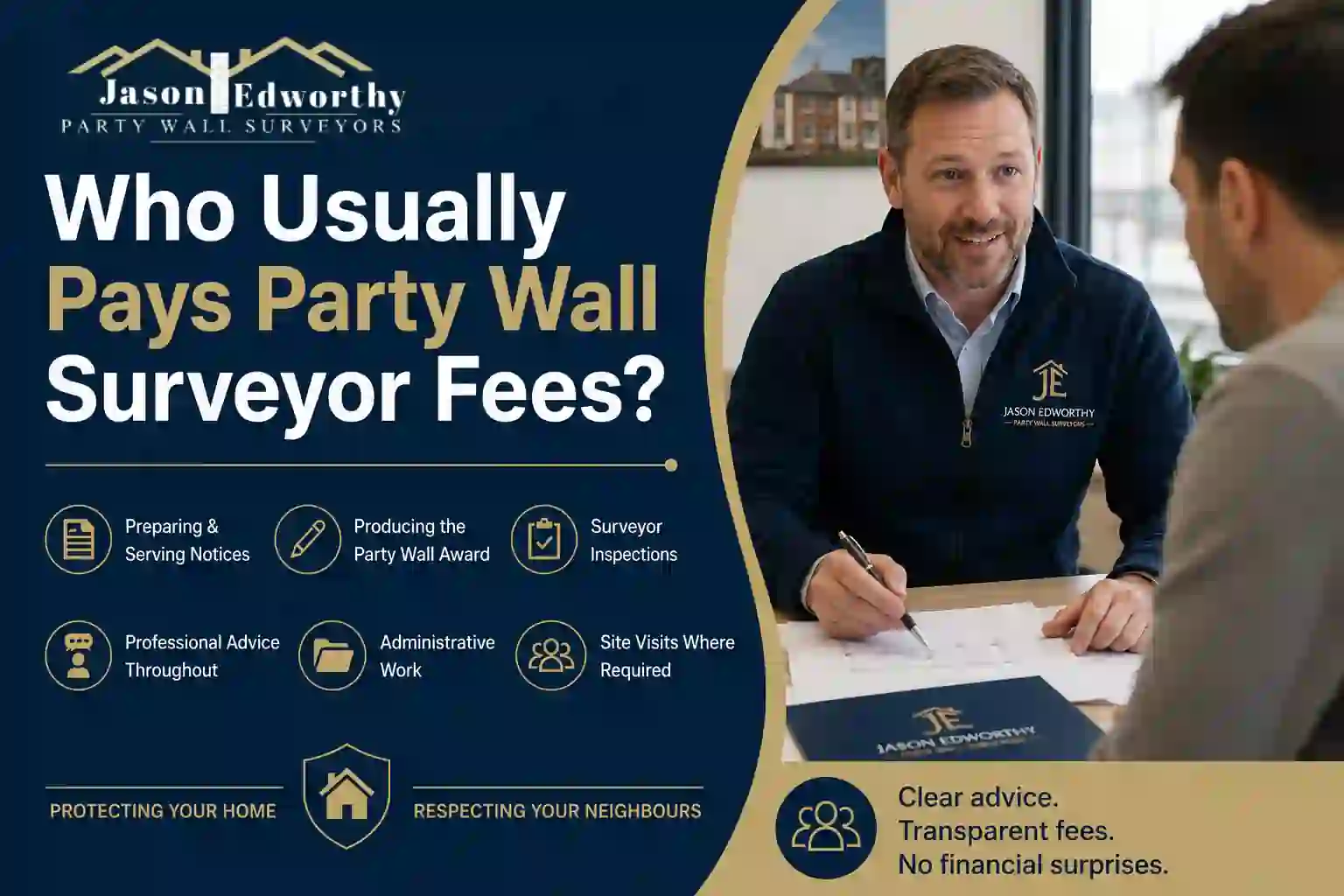 Who Usually Pays Party Wall Surveyor Fees Farnham?